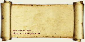 Kristina Čičovački vizit kartica